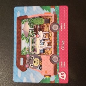 Olive 45 welcome amiibo RV series Nintendo switch animal crossing